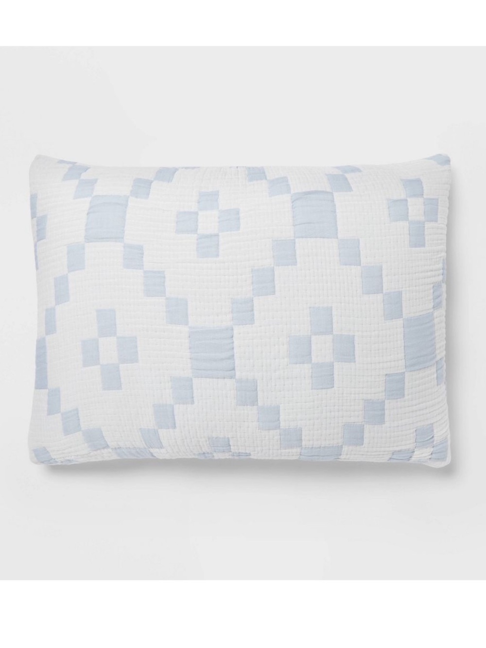 Threshold Lightweight Matelasse Sham Patchwork - Threshold King 19”x34” Cotton